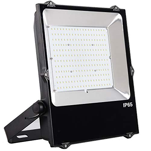 Outdoor 150W LED Flood Lights, IP65 Waterproof 5000K Daylight 28000lm, 350W-450W MH/HPS Equivalent, Outdoor Security Floodlights for Garden, Yard, Home, Backyard, Patio ETL Listed - size: 150W Yoke Mount