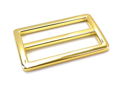 10 Pcs Metal Tri Glide Slides for Straps - color: K Gold, size: 2''