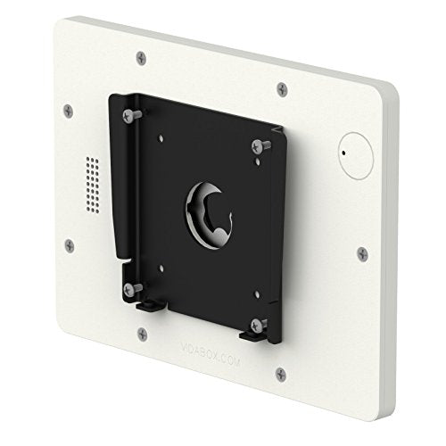 VidaMount White Enclosure and Fixed VESA Slim Wall Mount [Bundle] Compatible with iPad mini 1/2/3 - color: White, size: iPad Mini 1/2/3