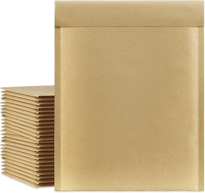 UCGOU Kraft Bubble Mailer 9.5x14.5" 40 Pack Usable Size 9.5x13.5" Brown #4 - size: 9.5x14.5" 40PC