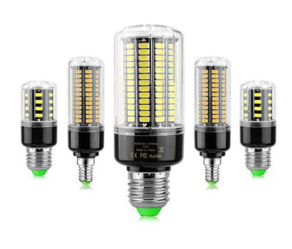 KLED 4Pack LED Corn Bulb, Super Bright, 15W(120W Equivalent), 1500 lumen, Cool White, LED Light Bulb, Medium Base E26, CRI 85+, For Garage Warehouse High Bay Barn Backyard (Cool White-6000K, 15 Watts)