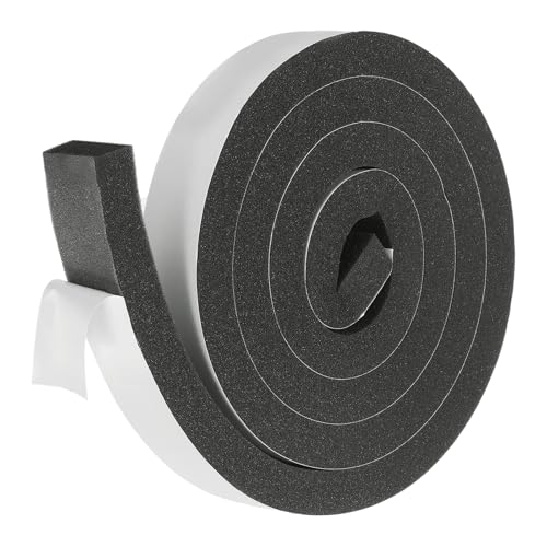 uxcell Weather Stripping Door Seal, 1-9/16" x 13/16" (1 Roll, 6.5Ft) - size: 1-9/16" x 13/16" (6.5 Ft)