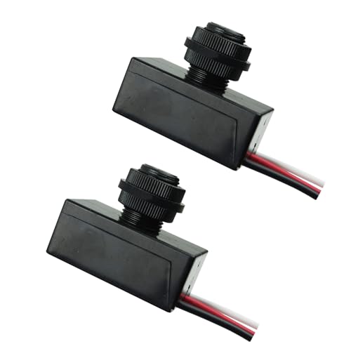 2 Pack DC8-50V Photoelectric Light Control Switch, 5A