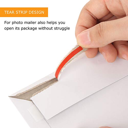 QTLCOHD 100 Pack Rigid Mailers 6 x 10 Inch - size: 6x10