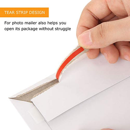 QTLCOHD 100 Pack Rigid Mailers 6 x 10 Inch - size: 6x10