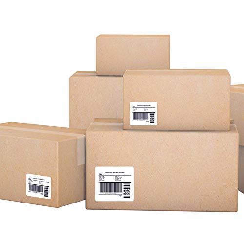 100 Sheets 600 Pcs 3-1/3 x 4 6 Up Shipping Address Labels for Laser & Inkjet Printers, 3-1/3" x 4" 6 per Sheet Shipping Mailing Stickers, 6 Labels per Page - size: 3-1/3"x4"--600 Labels