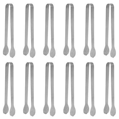 Serving Tongs Kitchen Tongs,Buffet Tongs, Stainless Steel Food Tong Serving Tong,small tongs12 Pack (5 Inch(12 pack)) - size: 5 Inch(12 pack)