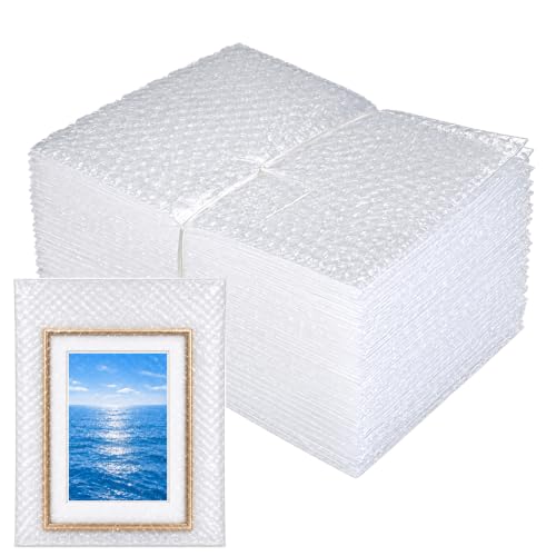 50PCS 8x10" Clear Bubble Pouches Wrap,Double Wall Cushioned Wrap,Shockproof - size: 8X10''-50PCS