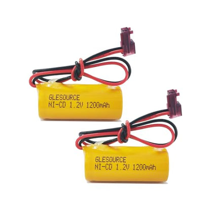 1.2V 1200mAh Emergency Exit Light Battery Compatible with Lithonia ELB1P201NB ELB1P2901N Lithonia ELB0320 Grainger 4WT20 OSA212 NIC1169 EBE-33 (2 Pack) - color: 2PCS 1.2V 1200mAh