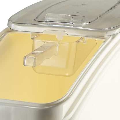 Winco 21 Gallon Clear Ingredient Bin - size: 21 Gallon, style: Rolling Bin