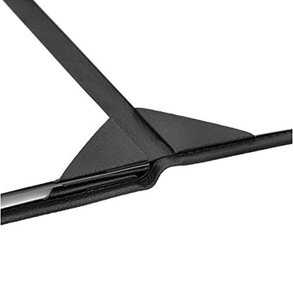 Menu Covers Made of Premium Faux Leather (10-Pack) - 8.5" X 11" - 4 Views - Black - color: Black, size: 4 Views