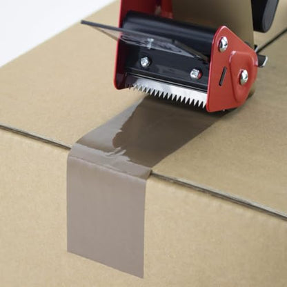 Heavy Duty Packing Brown Tape 24 Rolls 3 Inch x 110 Yards (330 Feet) Per Roll Carton Sealing Tape for Shipping Packaging Moving Office Storage & Tape Gun Refills 2.0 Mil 660 Total Yards
