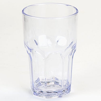 Carlisle FoodService Products Louis Tall Tumbler for Restaurants, Catering, Kitchens, Plastic, 16 Ounces, Clear, (Pack of 24) - size: 16 Ounces, style: 24 Pack