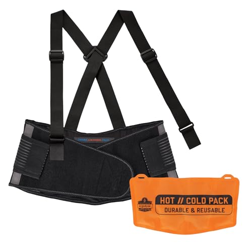 Ergodyne ProFlex 1675 Back Support Brace Belt with Warming and Cooling Pack - size: X-Small