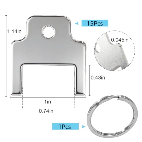 15-Pack 770301 Dispenser Key for Kimberly Clark Toilet Paper Towel