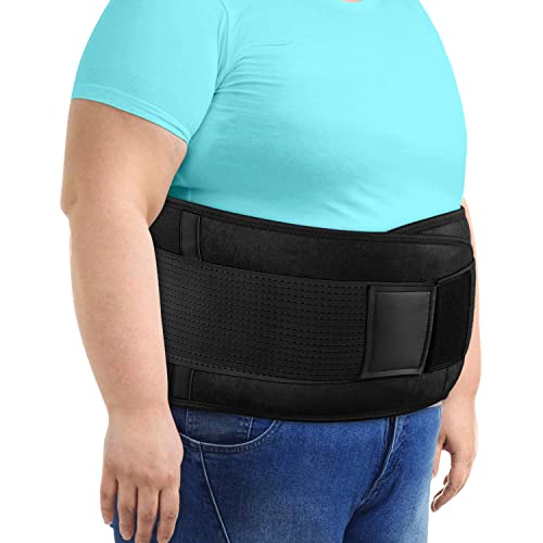 Back Brace for Lower Back Pain - Lumbar Support Belt for Women & Men - Relief Back Pain, Relief for Herniated Disc, Sciatica, Scoliosis 3XL/4XL(45"-53")
