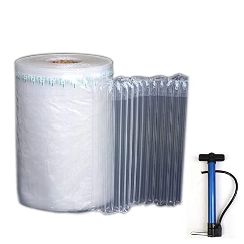 Inflatable Air Column Cushion Wrap Roll (12" x 935' Roll) Bump included- Large Bubble, Thick & Durable Protective Packaging for Moving, Shipping Fragile Items, Wine Bottle & Glassware Travel Protector - size: 12inch * 935ft