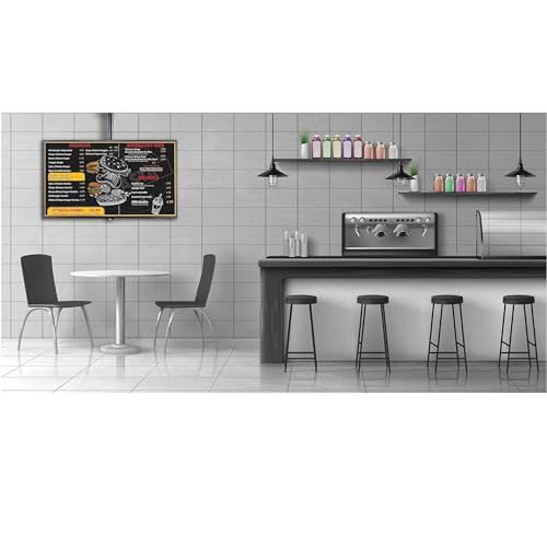 Peerless-AV Commercial Display Ceiling Mounting Kit and Ceiling Mount Column with Ceiling Plate and Bracket, Fits 32" to 65" Restaurant Displays, Airport Screens, Retail Signage and Hotel TVs