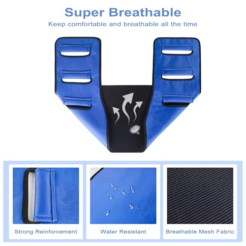 Transfer Belt Transfer Sling Padded Gait Belts with Seniors Patient Lift - color: Blue 2