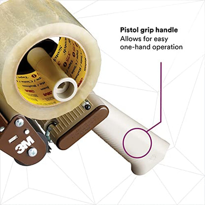 3M Scotch Low Noise Tape Dispenser H153, Dispenses Rolls up to 3 inches