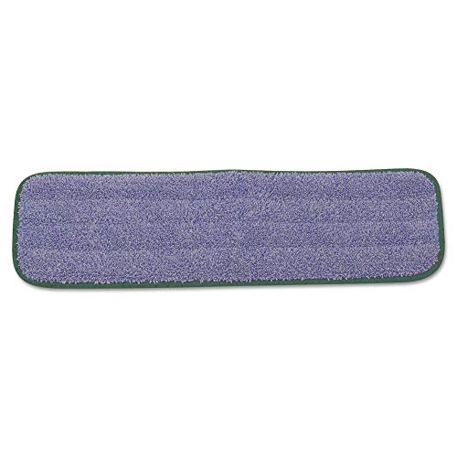 Rubbermaid Commercial Products HYGEN Microfiber Wet Mop Head Pad Green 18in - style: Replacement