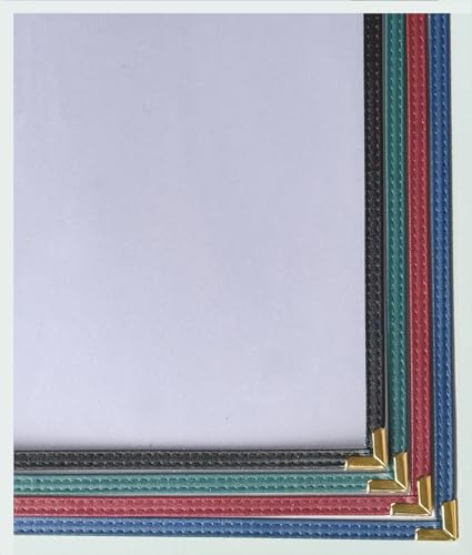 10 Pcs Burgundy Menu Cover 8.5x14 & 4.25x14, Asymmetric Trifold - color: burgundy, size: Trifold/2.5 Pages - 8.5" x 14"