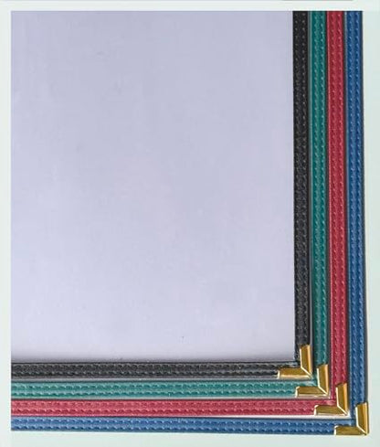 10 Pcs Burgundy Menu Cover 8.5x14 & 4.25x14, Asymmetric Trifold - color: burgundy, size: Trifold/2.5 Pages - 8.5" x 14"