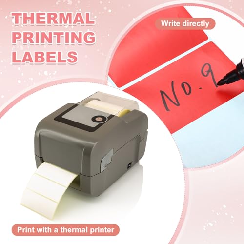 PATIKIL Thermal Labels Self-Adhesive 1x2 Purple 1200Pcs - color: Purple, size: 1 x 2 Inch