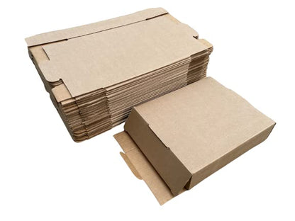 12x10x3 Inches Shipping Boxes Pack of 25, Small Corrugated Cardboard Box for Mailing Packing Literature Mailer (12"L x 10"W x 3"H)