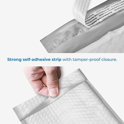 100 PC #4 9.5x14.5" Inches 100 Pack Inches Poly Bubble Mailers Shipping Padded Envelopes Self Seal Waterproof Cushion Envelopes - size: 9.5x14.5" 100PC