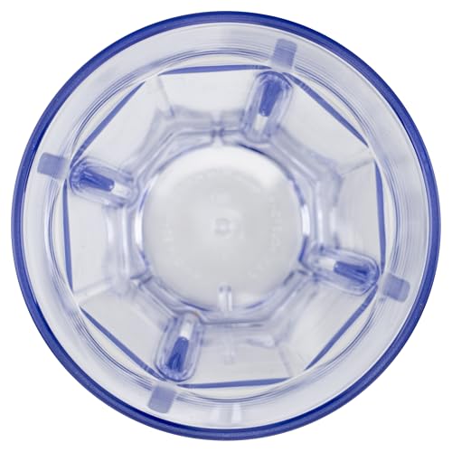 G.E.T. 9932-1-CL Heavy-Duty Shatterproof Faceted Plastic Tumbler, 32 Ounce, Clear (Set of 12)