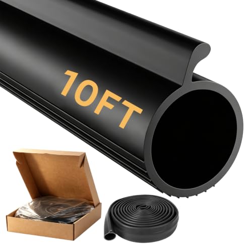 Draft Blocker Garage Door Seal, 16.8 Ft P-Type Bottom Weatherstrip Seal (Small P Bulb-0.19inch, 10Ft) - color: Small P Bulb-0.19inch, size: 10 Feet