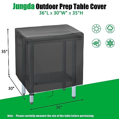 Outdoor Table Cover for 36 Inch Patio Prep Table Furniture - size: 36" x 30" x 35"