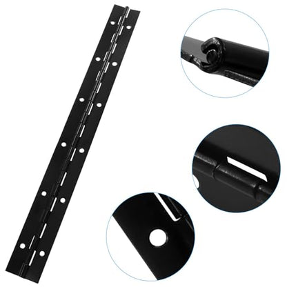 2Pcs 12 Inch Heavy Duty Piano Hinges, Black - size: 12 Inch