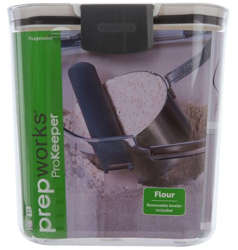 ProKeeper Flour Storage Container with Airtight Lid, 4-Quart Capacity - color: Flour ProKeeper, size: 4 Quarts