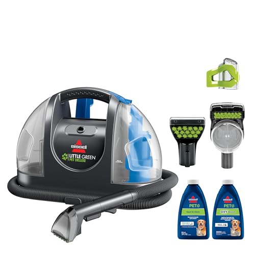 BISSELL Little Green Pet Deluxe Portable Carpet Cleaner, 3353 - style: Little Green Deluxe