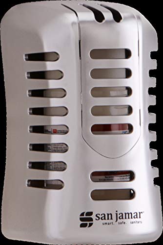 San Jamar WP9070SS Arriba Commercial Twist Passive Summit Air Freshener Dispenser, 2.8" X 4.65" X 2.79", Stainless
