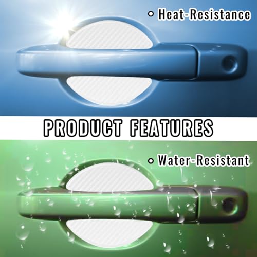 Automotive Door Handle Paint Scratch Protective Film(L) - color: White, size: L