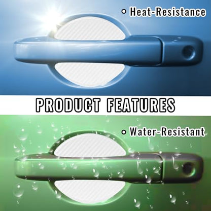 Automotive Door Handle Paint Scratch Protective Film(L) - color: White, size: L