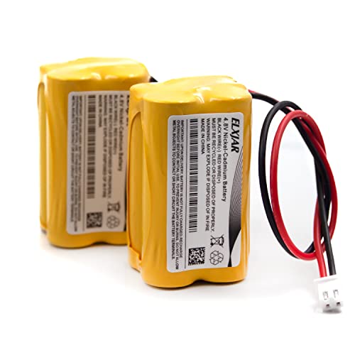 (2-Pack) 4.8V 800mAh Ni-Cd Battery for BL93NC487, BAA-48R - color: 2-Pack