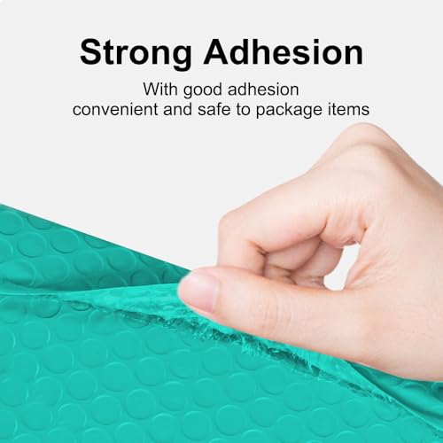 Koja Extra Thick Padded Bubble Mailers, 5x8.6 in, 50-Pack, Green - color: Green, size: 5 x 8.6" 50-Pack