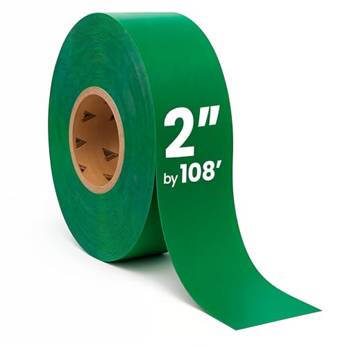 DuraMark EC700 Floor Marking Tape for Concrete and Pavement | Industrial Marking Tape for Warehouses | Long-Lasting | High Durability,Green, 2 Inches by 108 Feet - color: Green, size: 2 In X 108 Ft