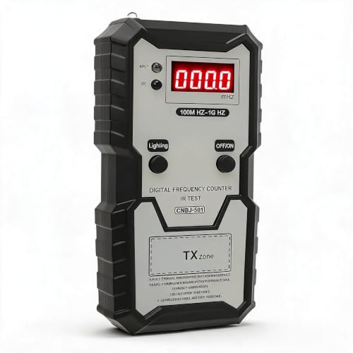 Key Switch Tester, Remote Keys Frequency Counter, 100M HZ to 1G HZ High Accuracy Digital Display Key Fob Frequency Tester