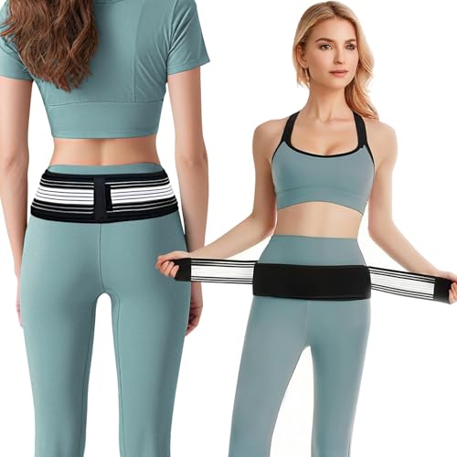 Lower Back Brace for Pain Relief - Adjustable Back Support Brace for Sciatica, SI Joint, Hip & Spine Pain - Breathable Lumbar Support Belt for Men Women for Work, Home or Exercise - size: XL (Hip Size 60"- 65")