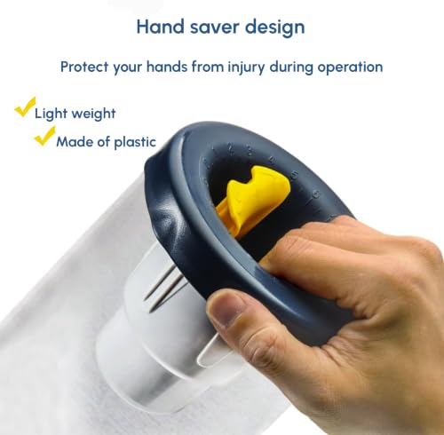 eosPAK SF-773 Hand Saver Stretch Film Dispenser; 3 Inch Core; Adjustable Brake for Tension Control; Ergonomic Design; Protects Hands from Injury; for Packaging, Shipping, Warehouse Use