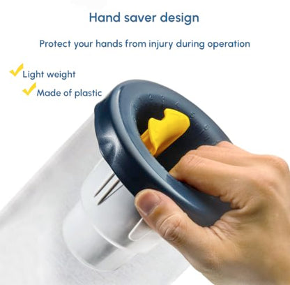 eosPAK SF-773 Hand Saver Stretch Film Dispenser; 3 Inch Core; Adjustable Brake for Tension Control; Ergonomic Design; Protects Hands from Injury; for Packaging, Shipping, Warehouse Use