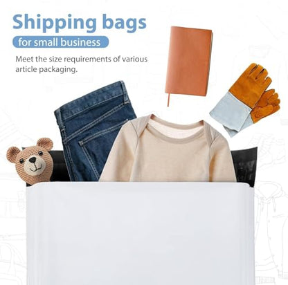 Metronic Poly Mailers 10x13 2000PC Shipping Bags Bulk for Small Business - color: White, size: 10x13 2000PC