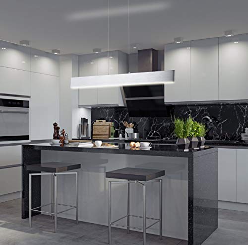 JONATHAN Y Draper 1-Light LED Linear Pendant 40", Brushed Aluminum - color: Brushed Aluminum, size: 40"