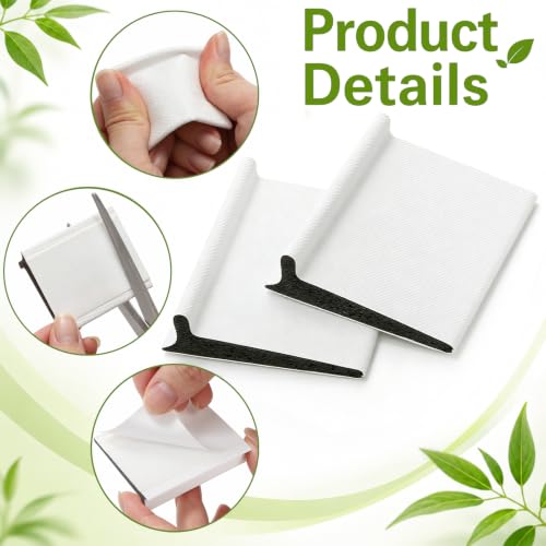 100 Pcs Door Corner Seal Pads, Self Adhesive