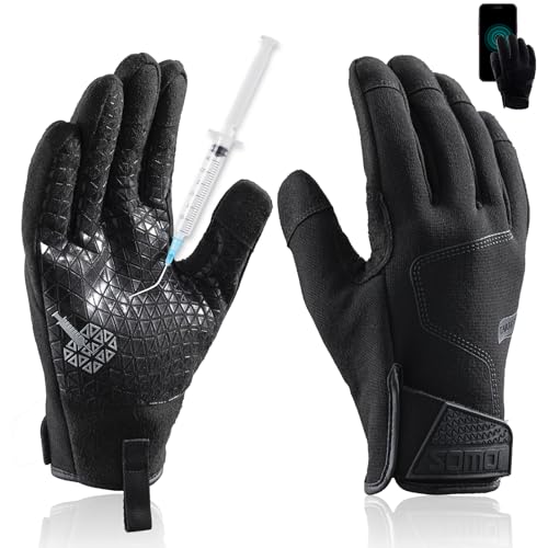 TAILI Level 5 Puncture, Level 3 Needle and A7 Cut Resistant Work Gloves, M